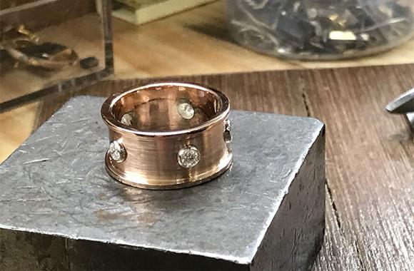 custom copper ring
